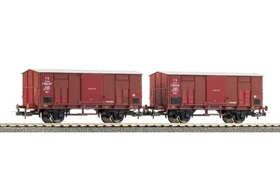 Piko 28328: Zestaw 2 wagonów krytych FS III