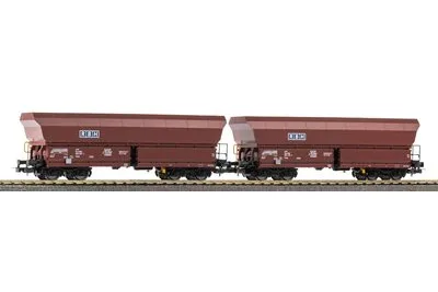 Piko 28339: Zestaw 2 wagonów do materiałów sypkich Falns RBH VI