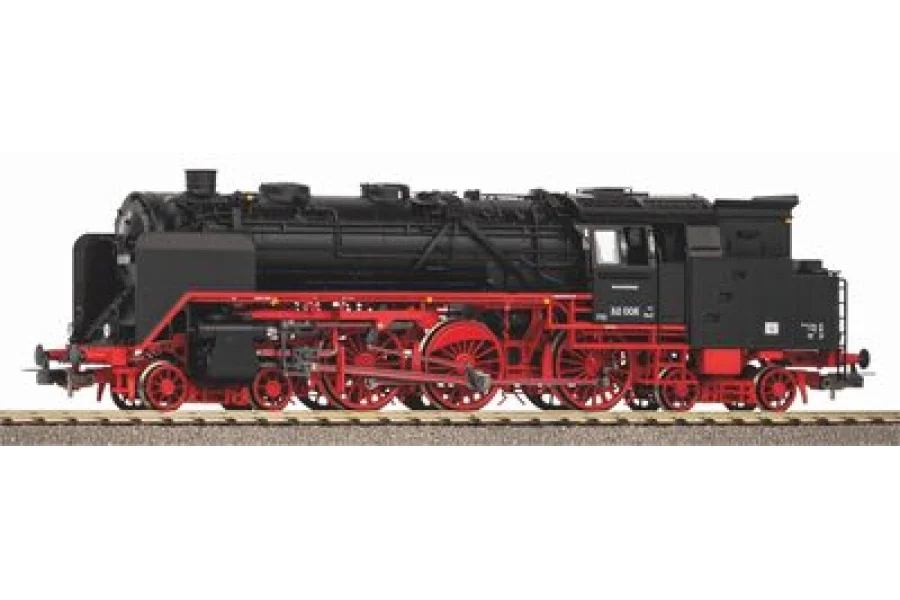Locomotive vapeur sonore BR 62 DR III, incl. décodeur sonore PIKO et générateur de vapeur