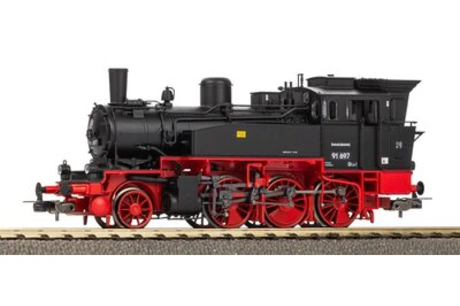 Locomotive vapeur sonore BR 91.3 DR III, incl. décodeur sonore PIKO