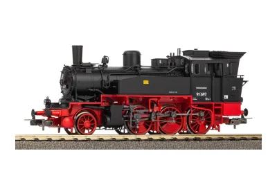 Piko 50736: Locomotora de vapor sonora BR 91.3 DR III versión AC, incl. decodificador de sonido PIKO
