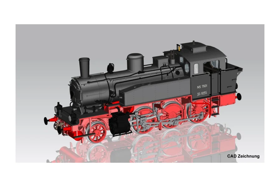 Звуковий паровоз Rh 75 ex BR 91 NS III, вкл. PIKO звуковий декодер