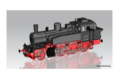Piko 50747: Звуковий паровоз Rh 75 ex BR 91 NS III, вкл. PIKO звуковий декодер