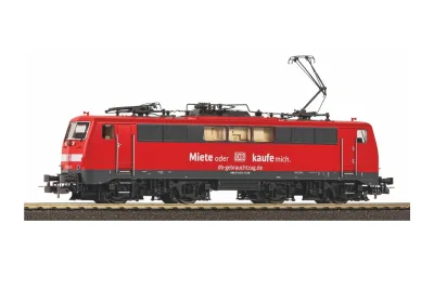 Piko 51961: Locomotora eléctrica con sonido BR 111 tren usado DB AG VI versión corriente alterna, incl. decodificador Sound PIKO