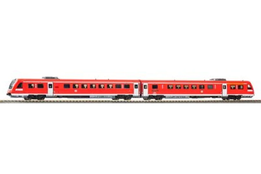 Звуковий дизельний мотовагон VT 612 "Regioswinger" DB AG VI версія змінного струму, з декодером звуку PIKO