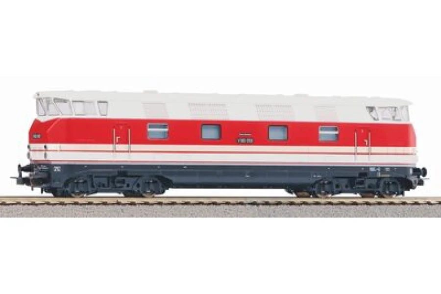 Locomotora diésel con sonido V 180 DR III GFK versión corriente alterna, incl. decodificador Sound PIKO