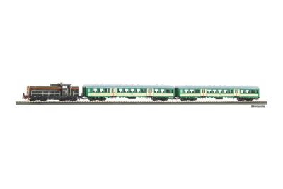 Piko 57034: Starter set with ballasted track SP42 with local transport cars PKP V