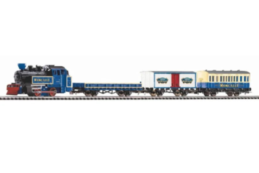 Set de inicio con vía con balasto tren de mercancías "Roncalli" R/C