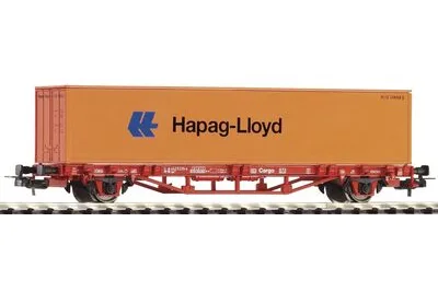 Piko 57700: Wagon do kontenerów DB AG V 1×40' kontener "Hapag-Lloyd"