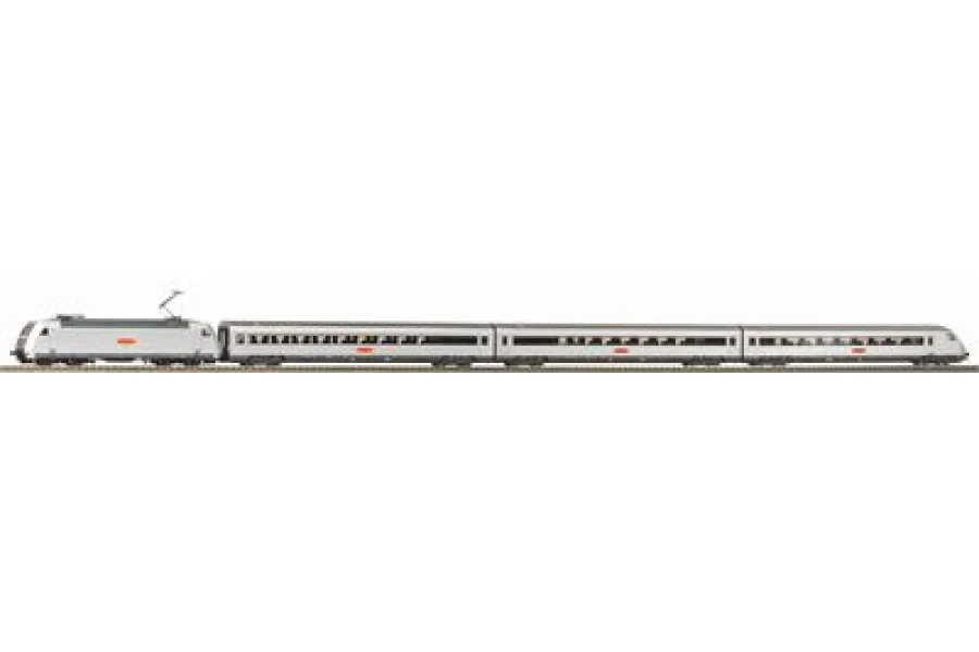 Sound train set 4-part Metropolitan BR 101 with passenger cars and control car DB AG V, incl. PIKO sound