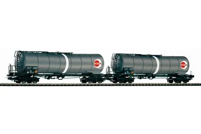 Piko 58228: Zestaw 2 wagonów cystern łamanych OEVA ÖBB V