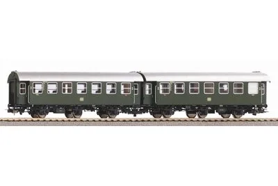 Piko 58243: Zestaw 2 wagonów przebudowanych B3yg + B3yg DB III