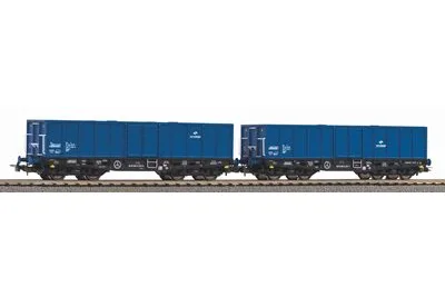Piko 58260: Zestaw 2 wagonów węglarek 401Zk PKP Cargo VI
