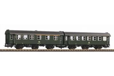 Piko 58265: Zestaw 2 wagonów przebudowanych AB3yg + B3yg DB IV