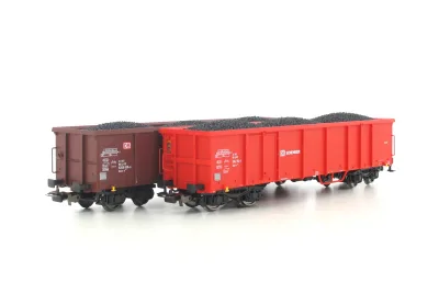 Piko 58275: Set open freight wagons, DB AG