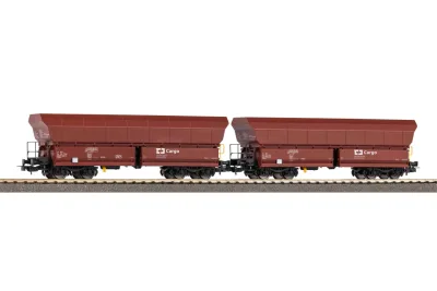 Piko 58291: 2 db-os ömlesztettáru vagon készlet Falls ČD Cargo VI