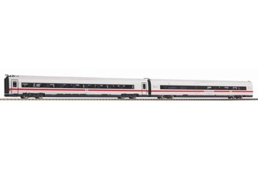 Zestaw 2 wagonów uzupełniających BR 412 ICE 4 DB AG VI, malowanie ochrony klimatu, wersja na prąd przemienny
