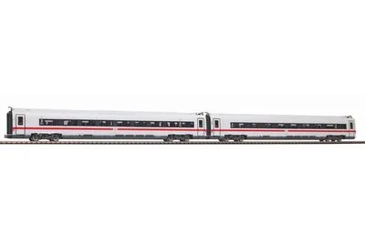 Piko 58585: Zestaw 2 wagonów uzupełniających BR 412 ICE 4 DB AG VI, malowanie ochrony klimatu, wersja na prąd przemienny