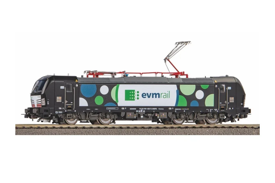 Locomotora eléctrica con sonido Vectron E.191 EVM Rail VI versión corriente alterna, incl. decodificador Sound PIKO