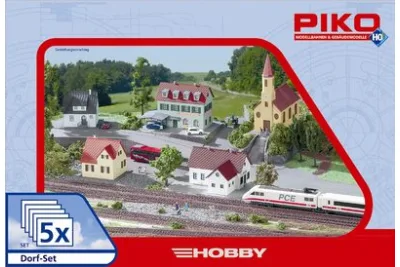 Piko 61925: Zestaw budynków "Wieś" 5-częściowy