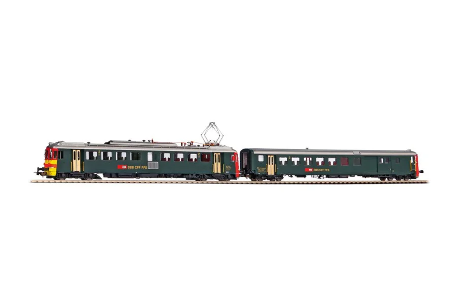 Automotrice elettrica set, automotrice + carrozza pilota
