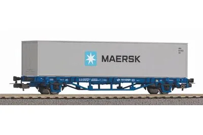 Piko 97162: Containertragwagen Lgs579 PKP Cargo VI "Maersk"