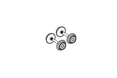 Piko ET53000-276: Radsatz AC (2 Stck.)