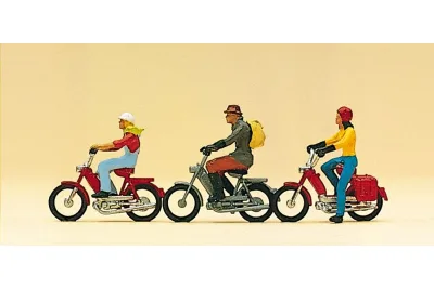 Preiser 10125: Moped rider