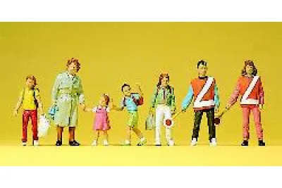 Preiser 10344: Schülerlotsen, Fußgänger