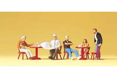Preiser 10369: Gäste im Straßencafe