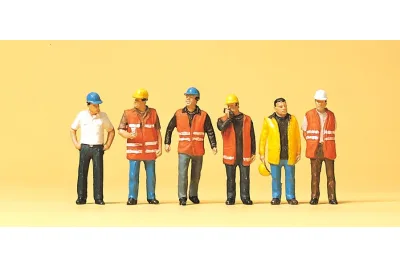 Preiser 10420: Arbeiter mit Warnweste