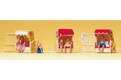 Preiser 10427: Im Strandkorb