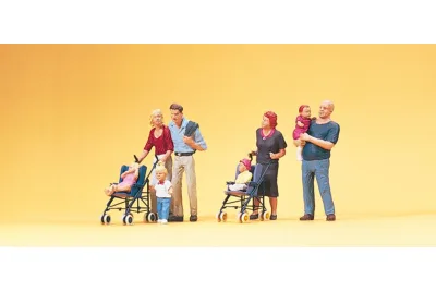 Preiser 10494: Padres con hijos