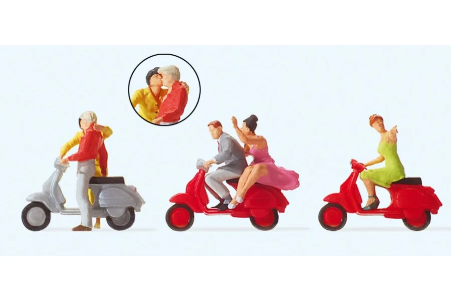 "Vespa"-Fahrer