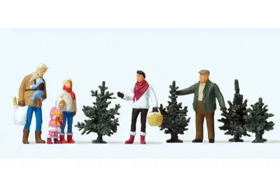 Preiser 10627: Christmas tree sale