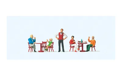 Preiser 10786: Im Bistro