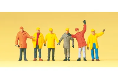 Preiser 14034: Arbeiter in Schutzkleidung