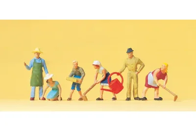 Preiser 14081: Bei der Gartenarbeit