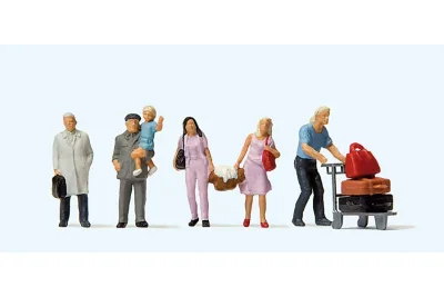 Preiser 14122: Travellers at the station