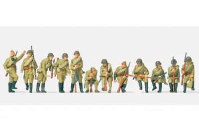Preiser 16545: Infanteristen aufgesessen