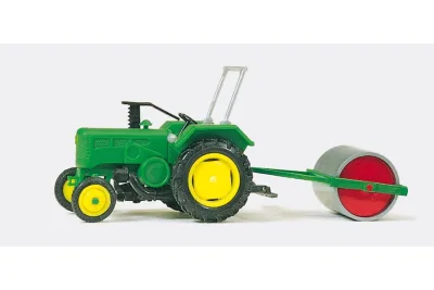 Preiser 17929: Ackerschlepper mit Ackerwalze