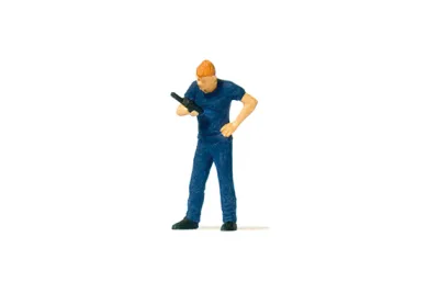Preiser 28202: Firefighter with radio
