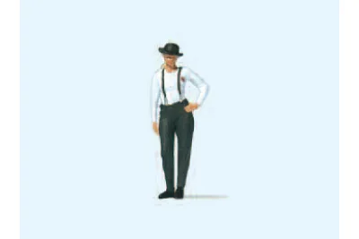 Preiser 28230: Woman with bowler hat