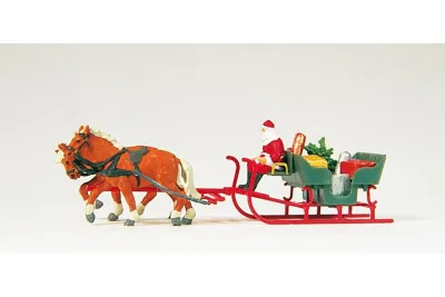 Preiser 30448: Sleigh, Father Christmas