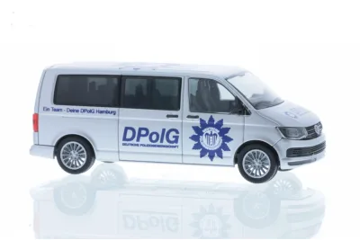 Rietze 53855: Volkswagen T6 DPolG Hamburg