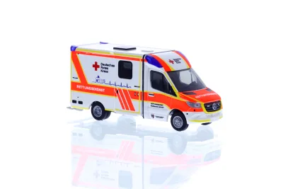 Rietze 76109: System Strobel RTW´18 Rettungsdienst Waldhessen Bad Hersfeld, 1:87
