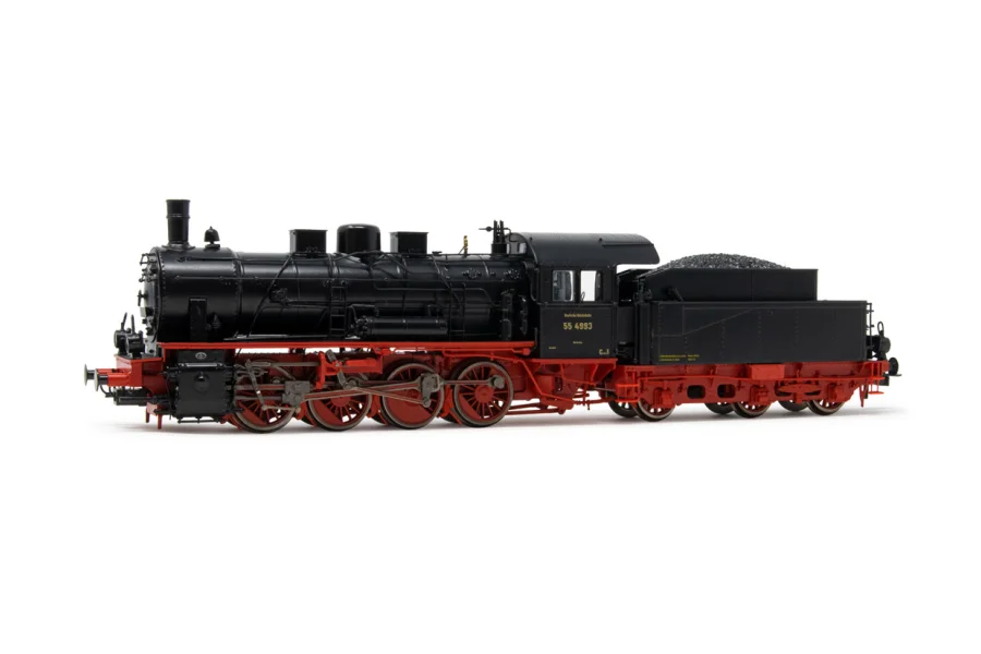 Locomotiva a vapore con tender, serie 55.25
