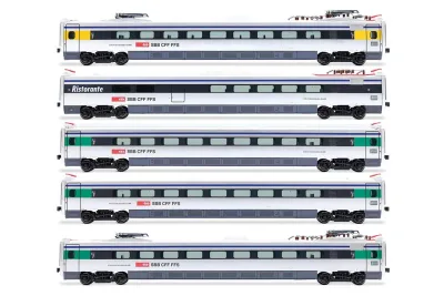 Rivarossi HR3026: ETR 470 sorozatú személykocsikészlet
