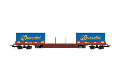 Rivarossi HR6555: Containertragwagen Bauart Rgs