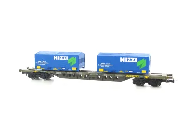 Rivarossi HR6615: Containertragwagen Bauart Sgnss